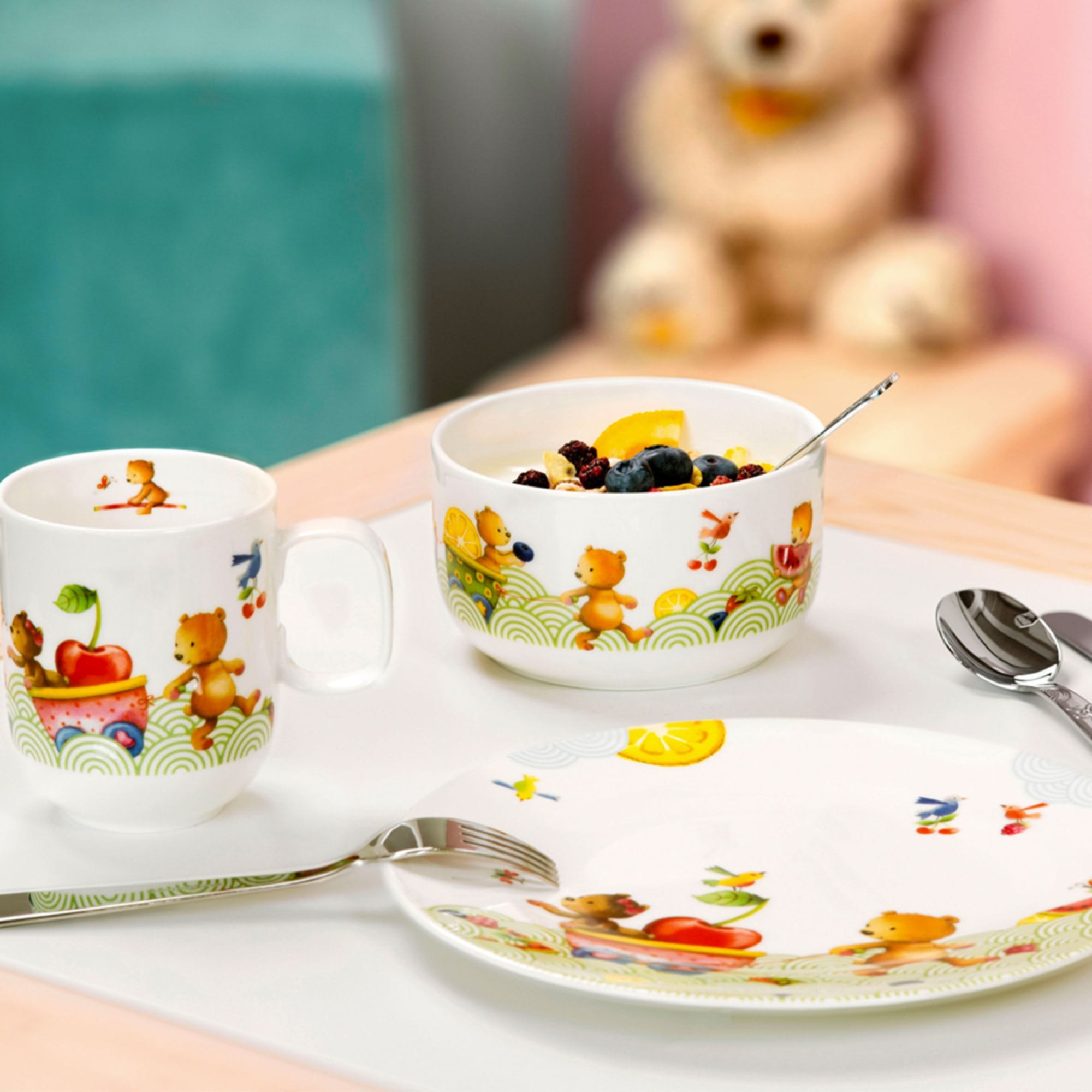 Villeroy & Boch Hungry as a Bear Dinner Set 7pc | Kitchen Warehouse™